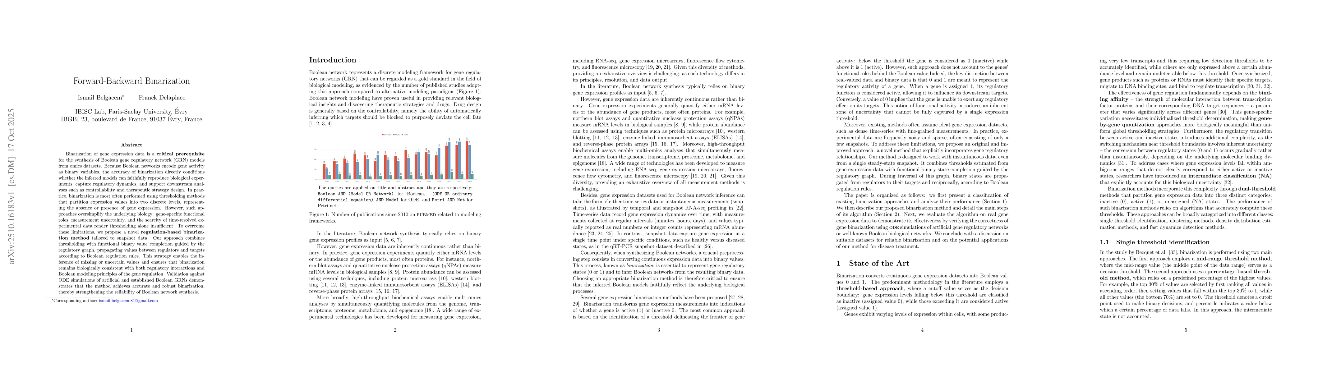 Thumbnail for Forward-Backward Binarization