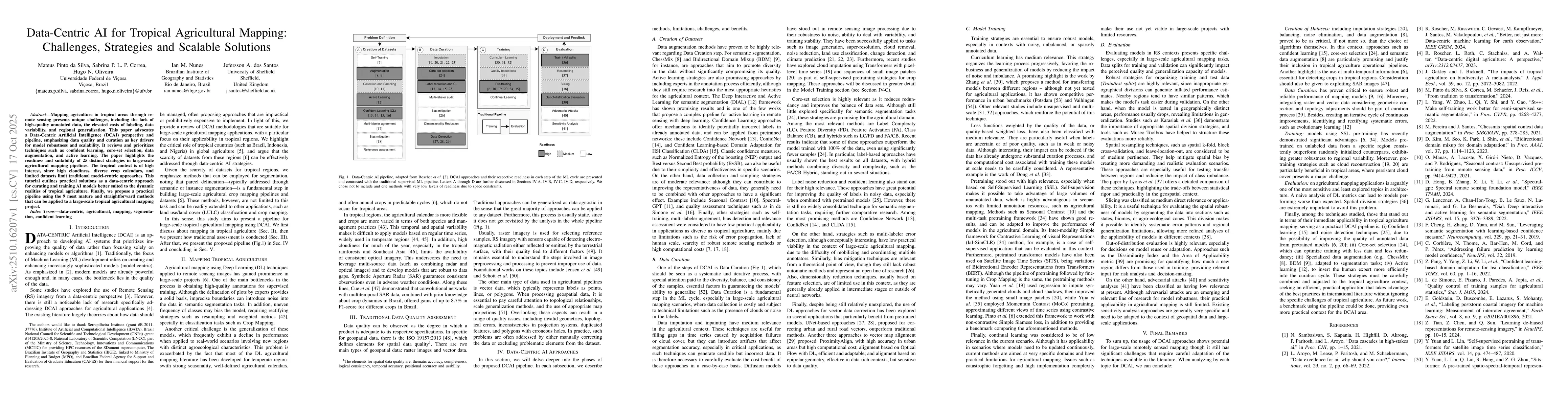 Thumbnail for Data-Centric AI for Tropical Agricultural Mapping: Challenges,
  Strategies and Scalable Solutions