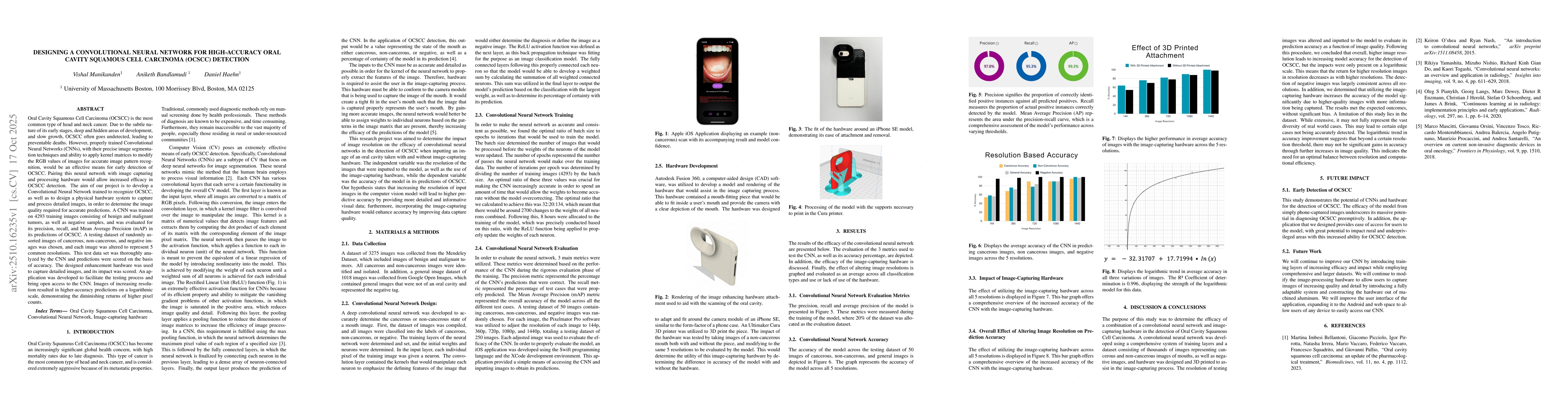 Thumbnail for Designing a Convolutional Neural Network for High-Accuracy Oral Cavity
  Squamous Cell Carcinoma (OCSCC) Detection