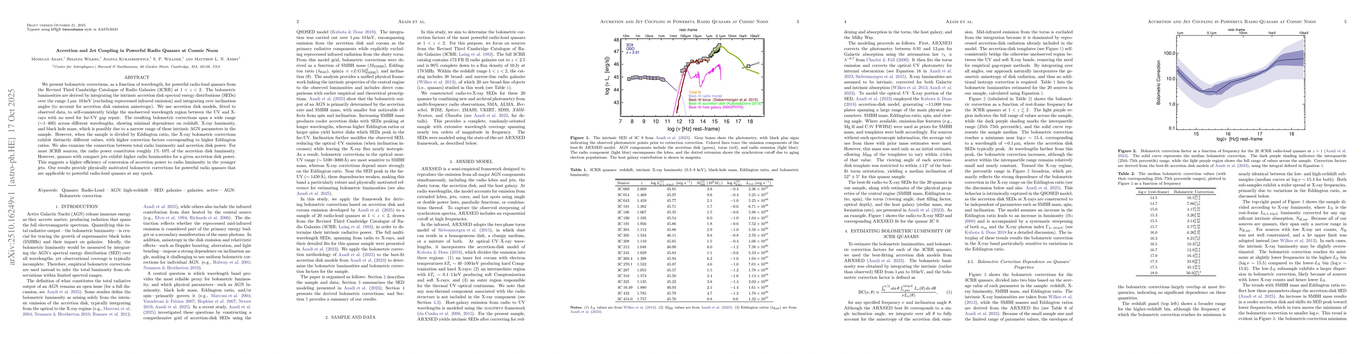 Thumbnail for Accretion and Jet Coupling in Powerful Radio Quasars at Cosmic Noon