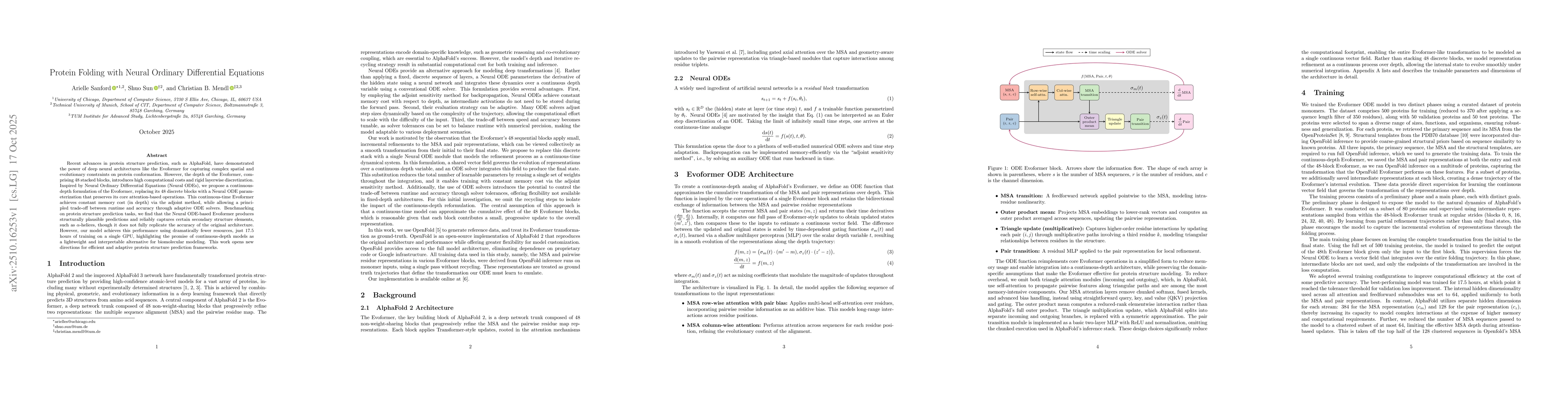 Thumbnail for Protein Folding with Neural Ordinary Differential Equations