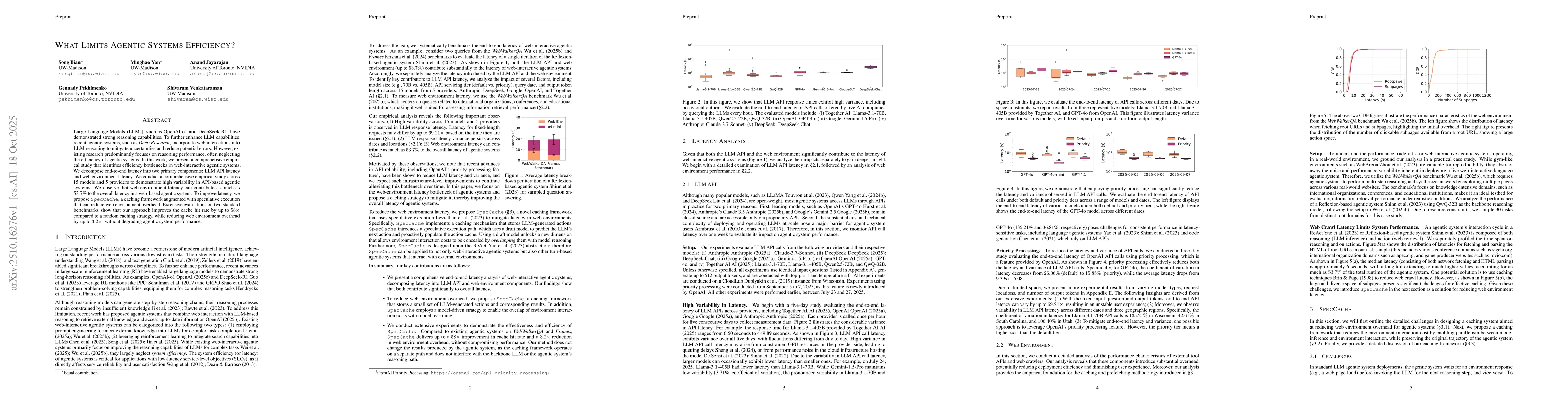 Thumbnail for What Limits Agentic Systems Efficiency?