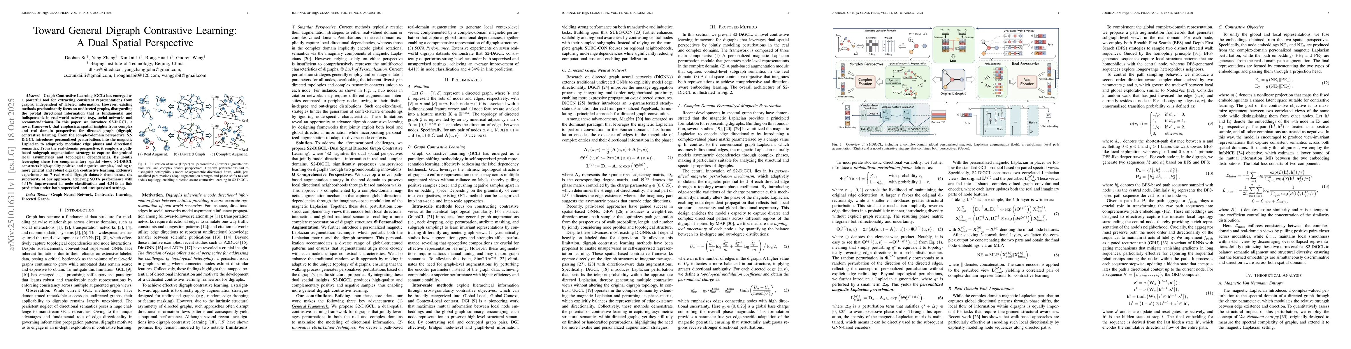 Thumbnail for Toward General Digraph Contrastive Learning: A Dual Spatial Perspective