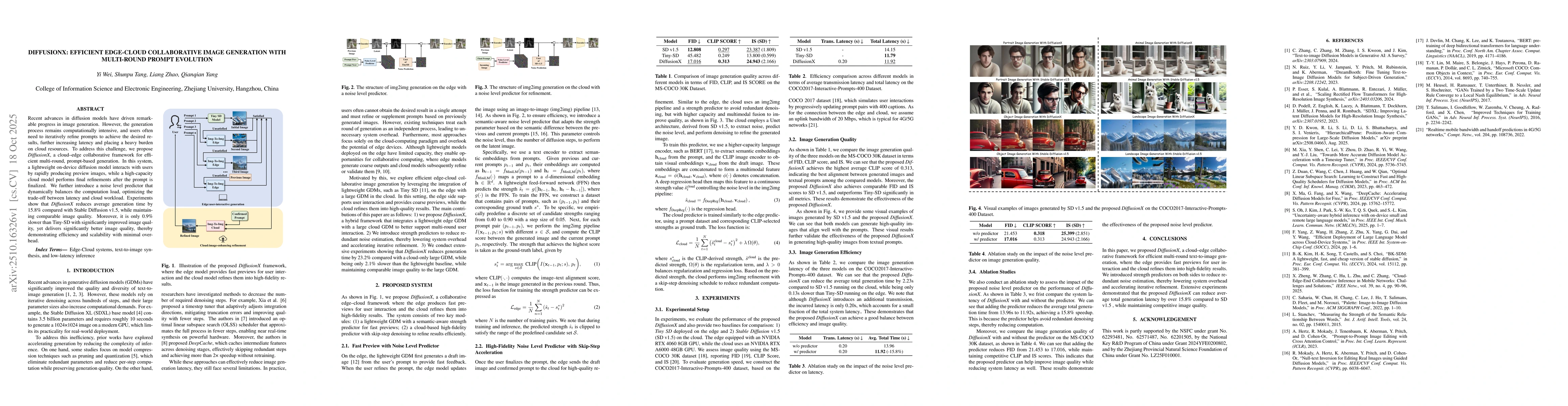 Thumbnail for DiffusionX: Efficient Edge-Cloud Collaborative Image Generation with
  Multi-Round Prompt Evolution