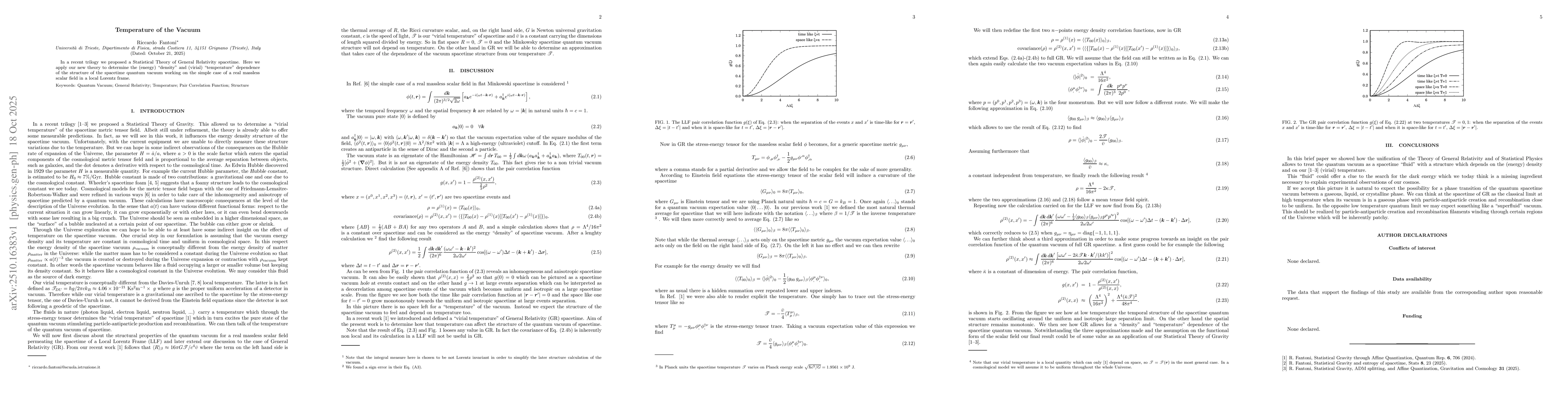 Thumbnail for Temperature of the Vacuum