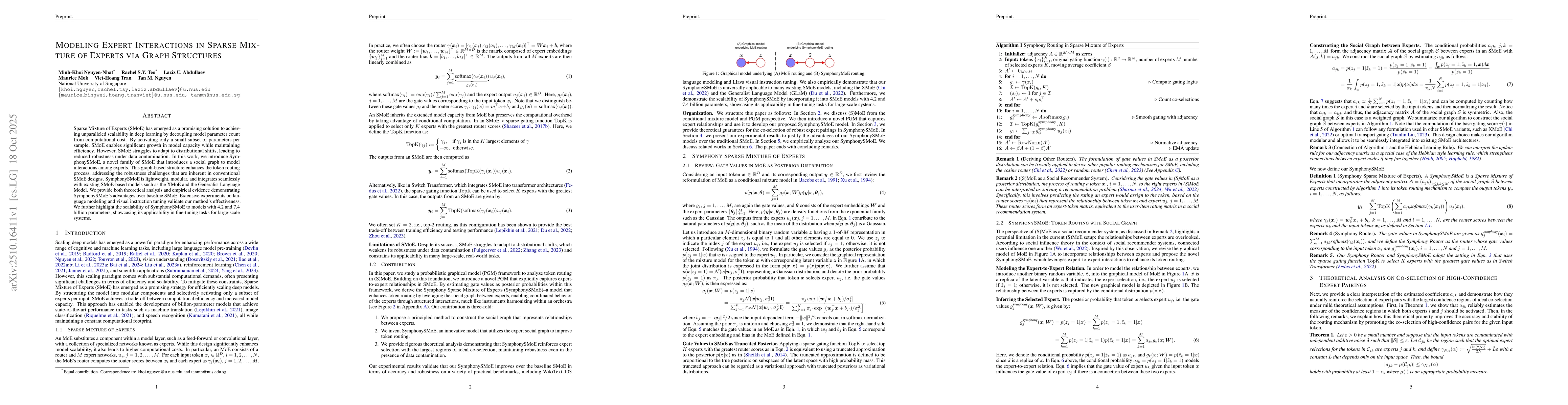 Thumbnail for Modeling Expert Interactions in Sparse Mixture of Experts via Graph
  Structures