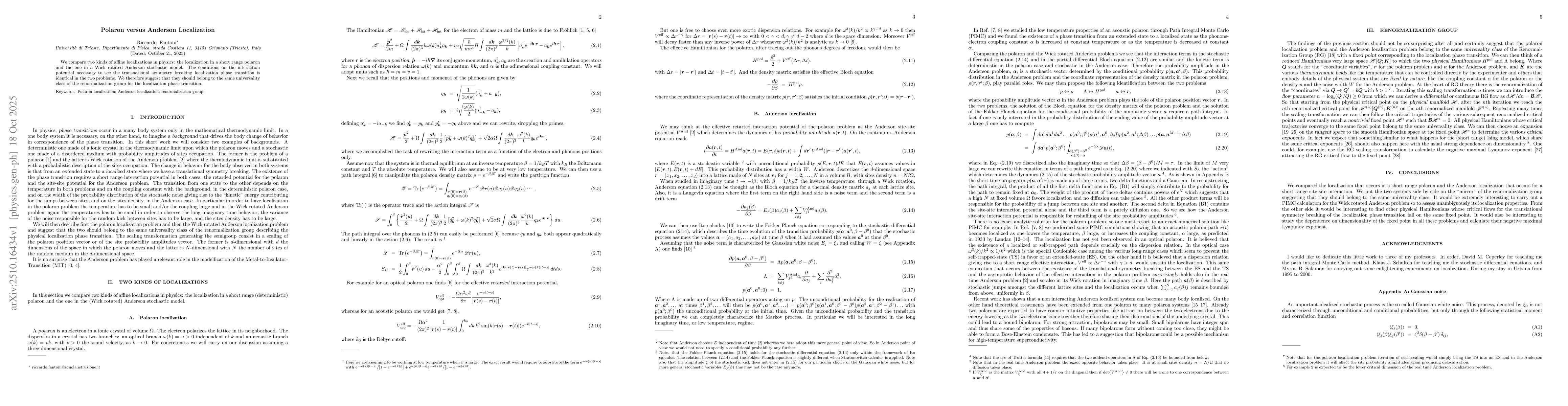 Thumbnail for Polaron versus Anderson Localization