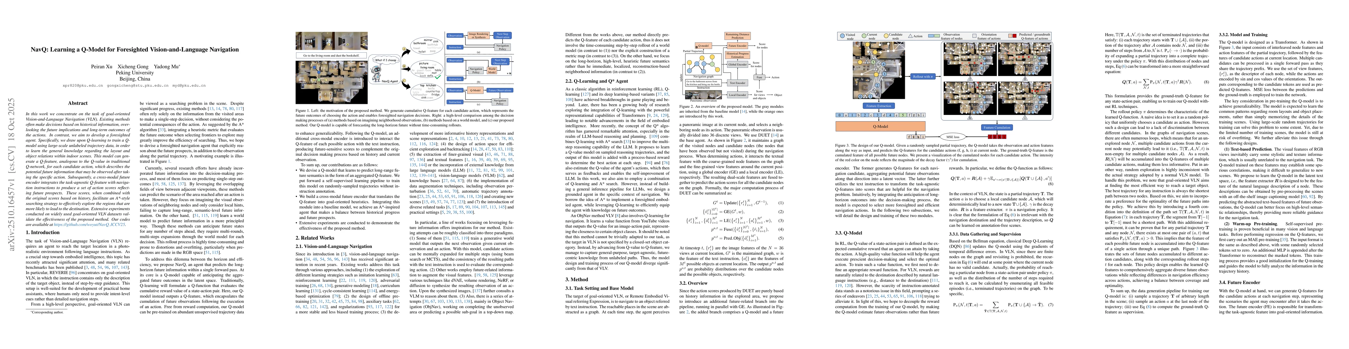 Thumbnail for NavQ: Learning a Q-Model for Foresighted Vision-and-Language Navigation