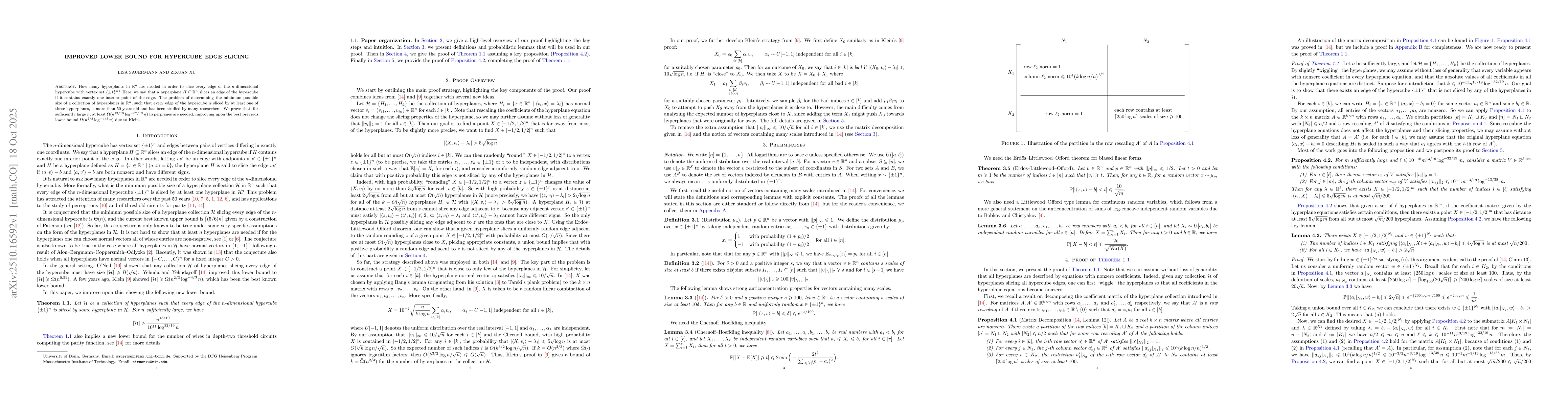 Thumbnail for Improved lower bound for hypercube edge slicing