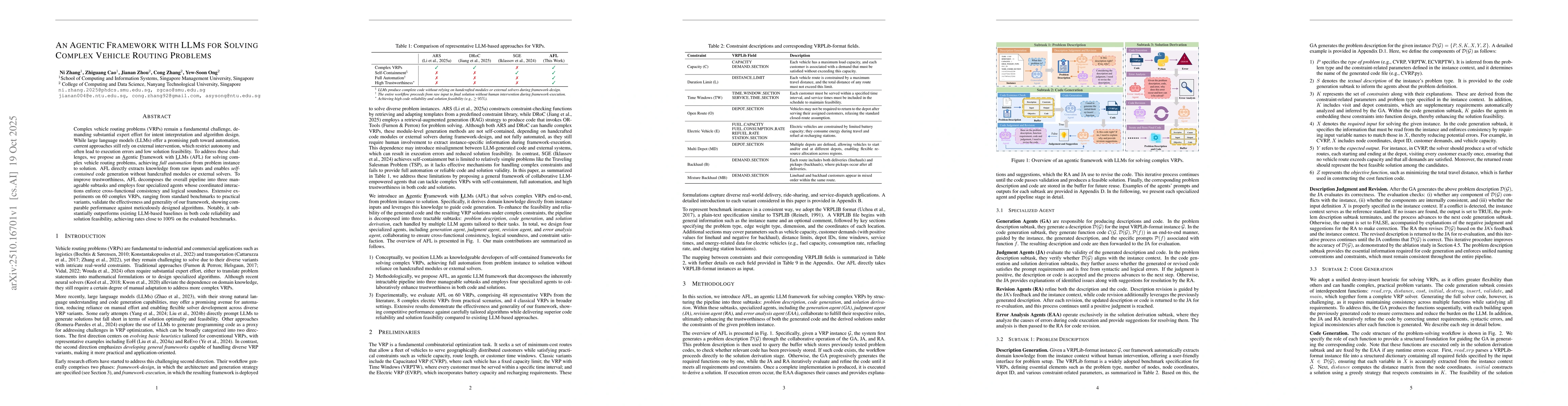 Thumbnail for An Agentic Framework with LLMs for Solving Complex Vehicle Routing
  Problems