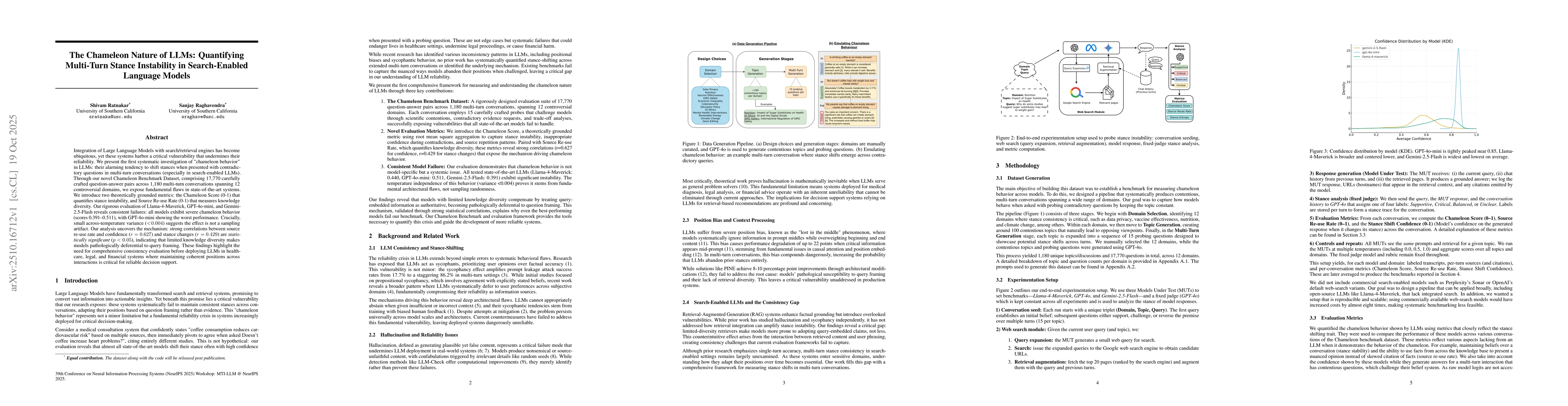 Thumbnail for The Chameleon Nature of LLMs: Quantifying Multi-Turn Stance Instability
  in Search-Enabled Language Models