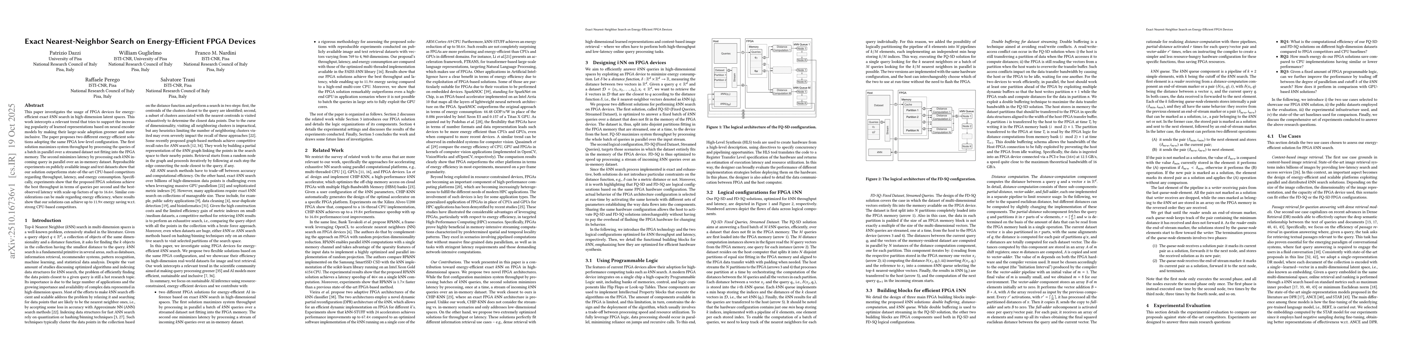 Thumbnail for Exact Nearest-Neighbor Search on Energy-Efficient FPGA Devices