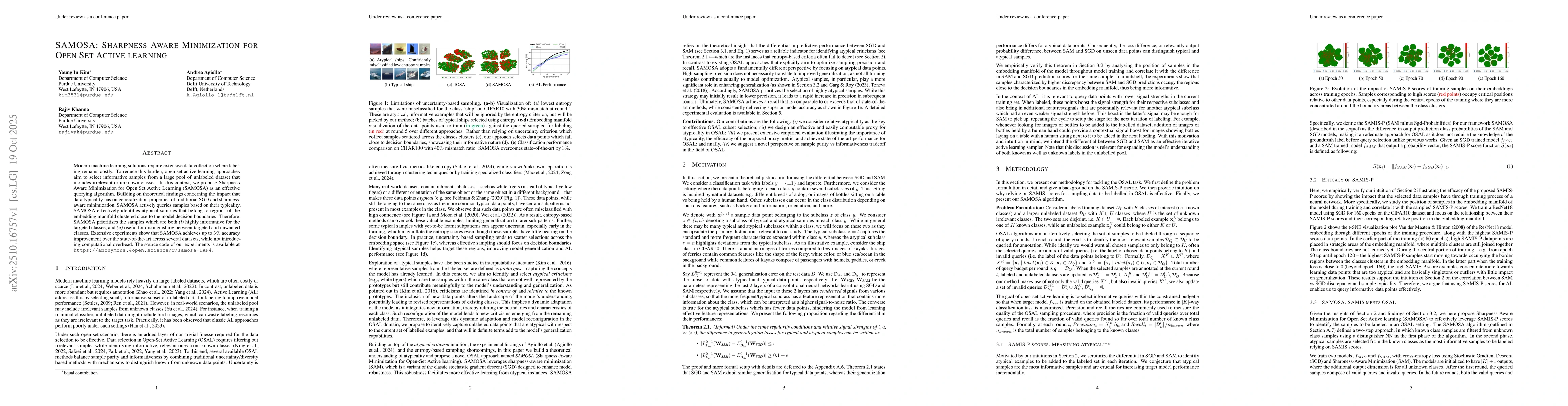 Thumbnail for SAMOSA: Sharpness Aware Minimization for Open Set Active learning