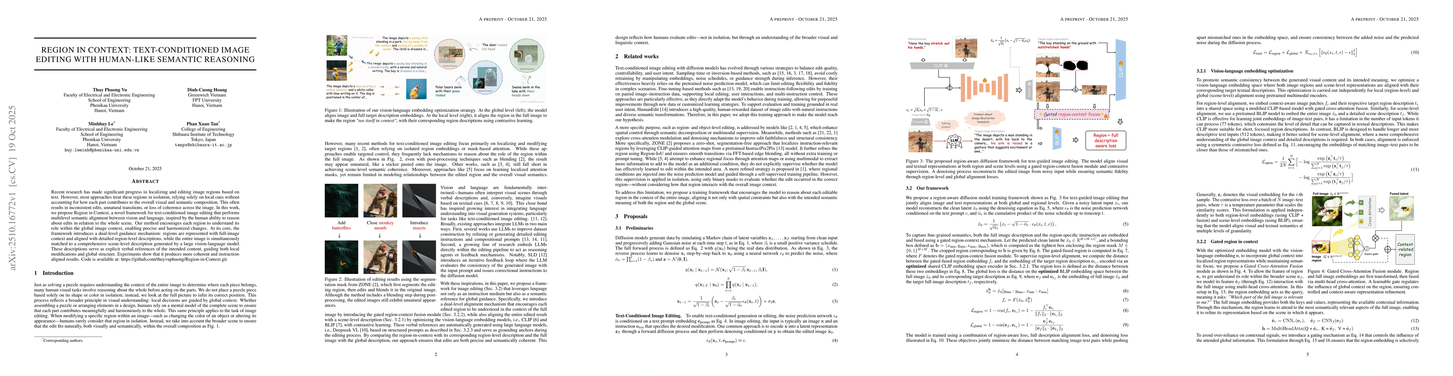 Thumbnail for Region in Context: Text-condition Image editing with Human-like semantic
  reasoning