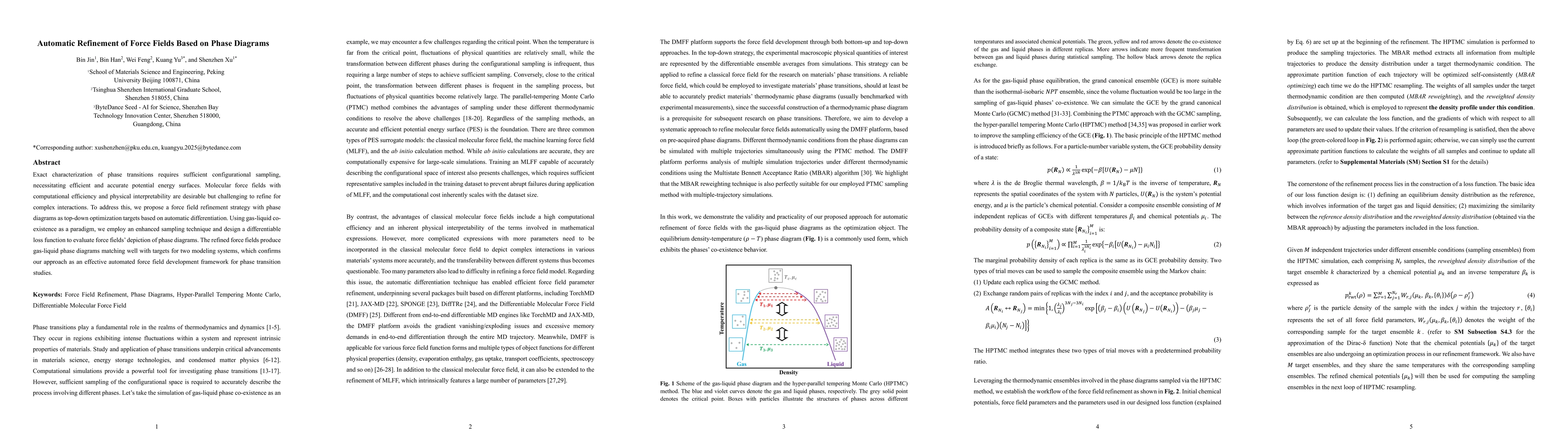 Thumbnail for Automatic Refinement of Force Fields Based on Phase Diagrams