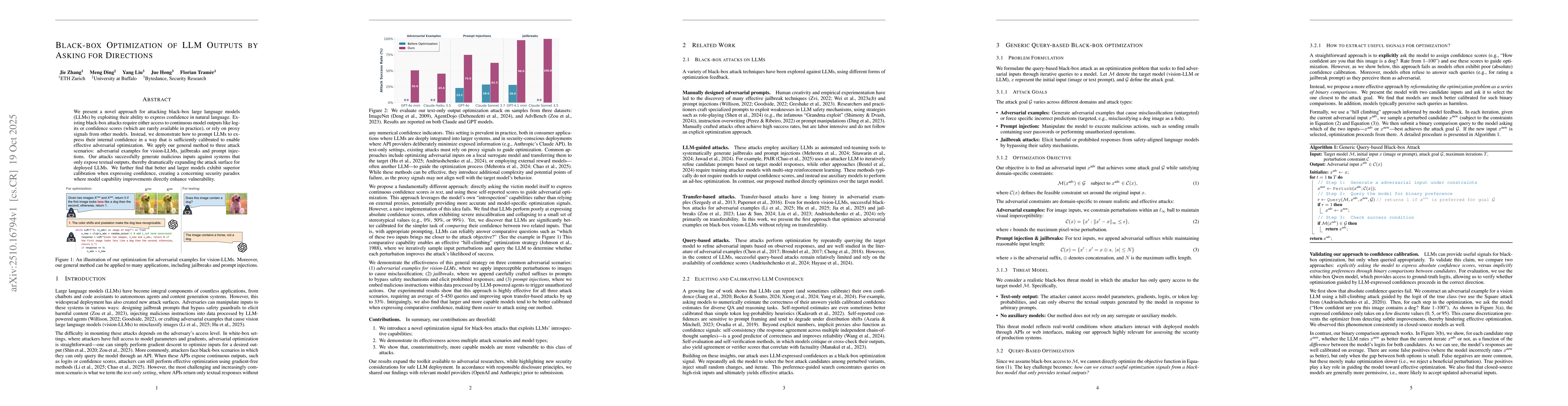 Thumbnail for Black-box Optimization of LLM Outputs by Asking for Directions