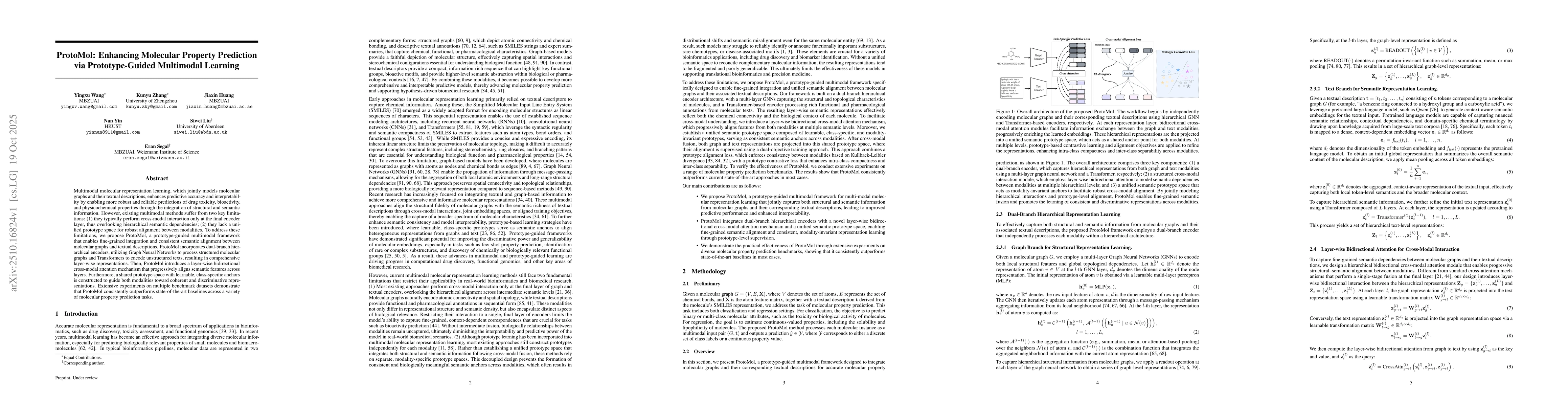 Thumbnail for ProtoMol: Enhancing Molecular Property Prediction via Prototype-Guided
  Multimodal Learning