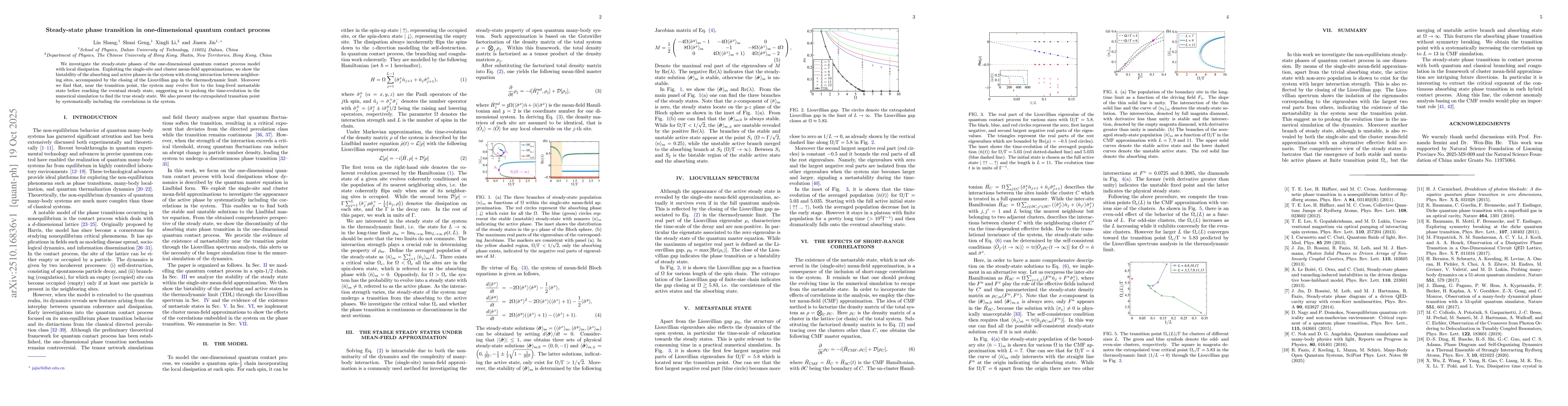 Thumbnail for Steady-state phase transition in one-dimensional quantum contact process