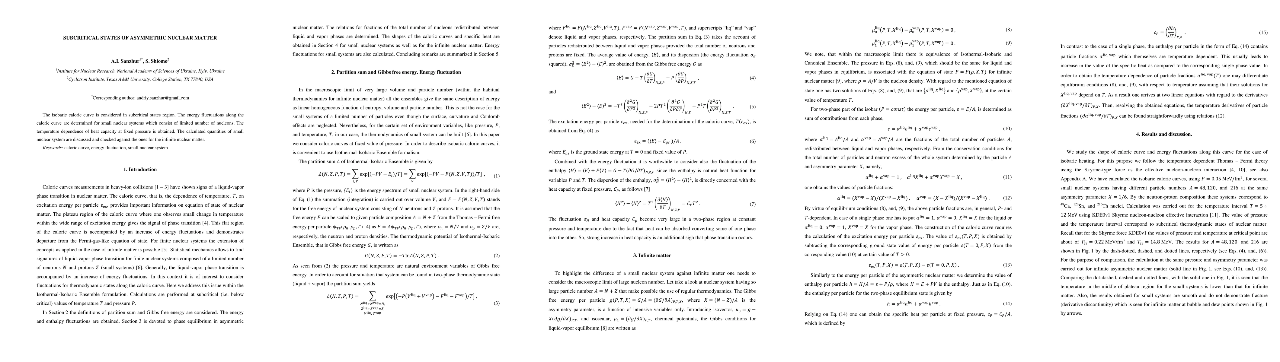Thumbnail for Subcritical states of asymmetric nuclear matter