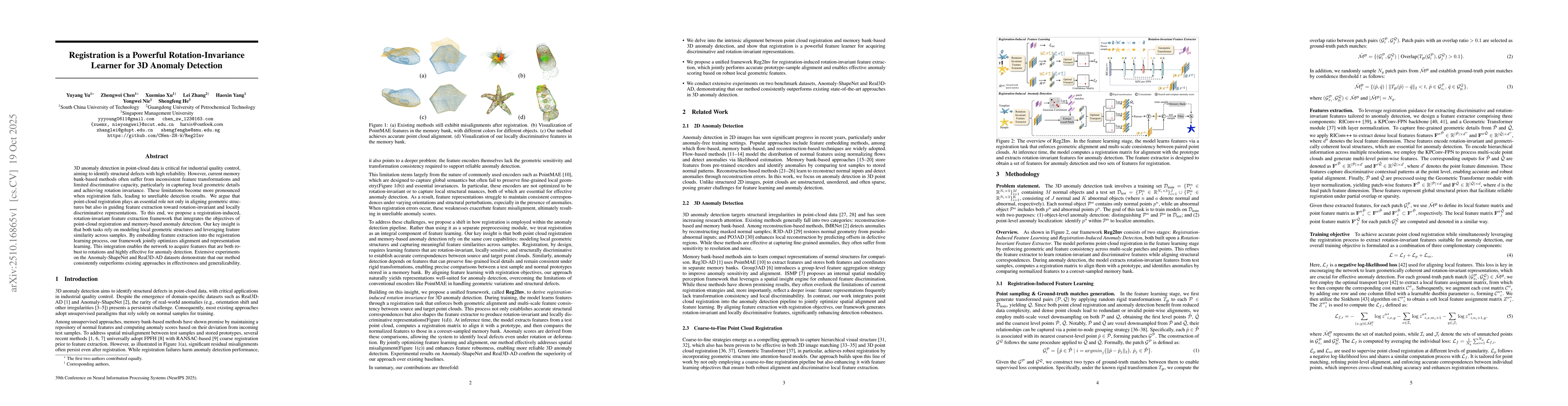 Thumbnail for Registration is a Powerful Rotation-Invariance Learner for 3D Anomaly
  Detection