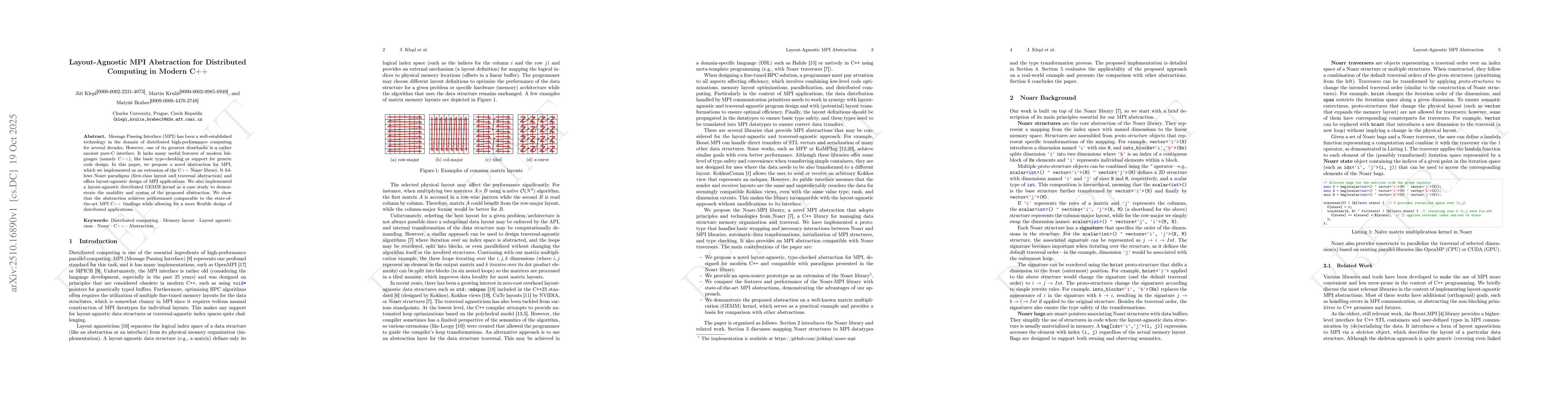 Thumbnail for Layout-Agnostic MPI Abstraction for Distributed Computing in Modern C++