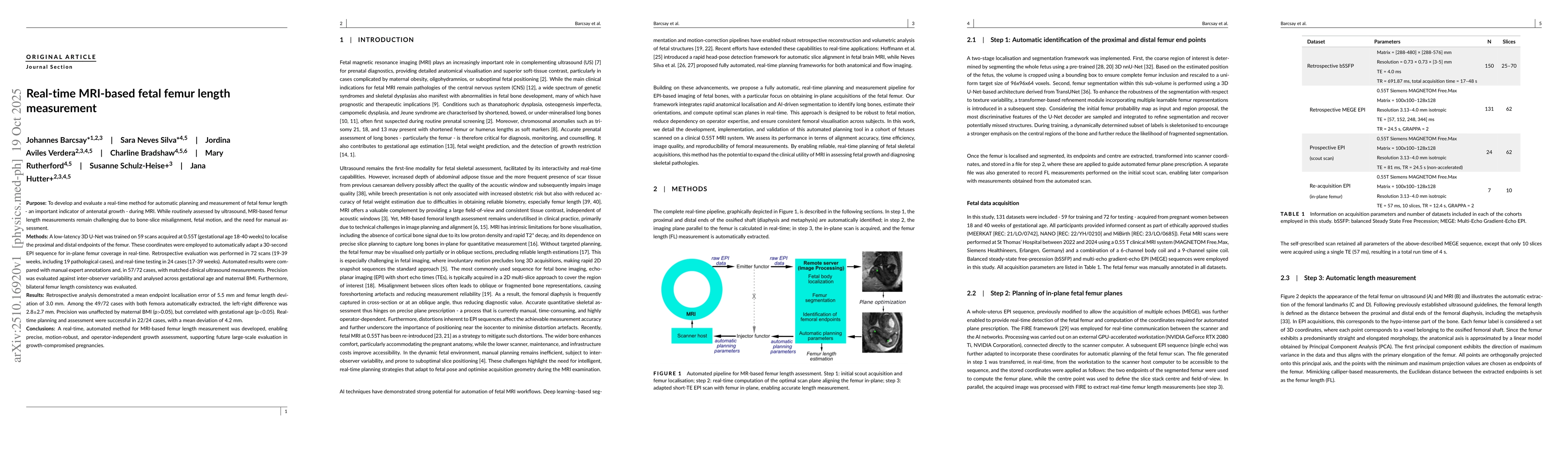 Thumbnail for Real-time MRI-based fetal femur length measurement