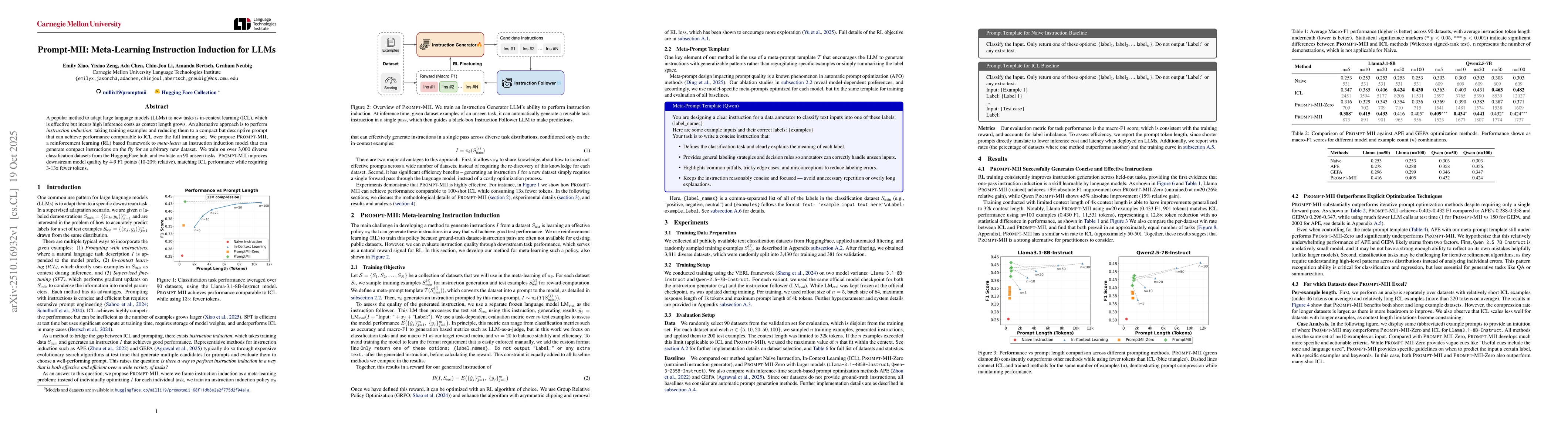 Thumbnail for Prompt-MII: Meta-Learning Instruction Induction for LLMs