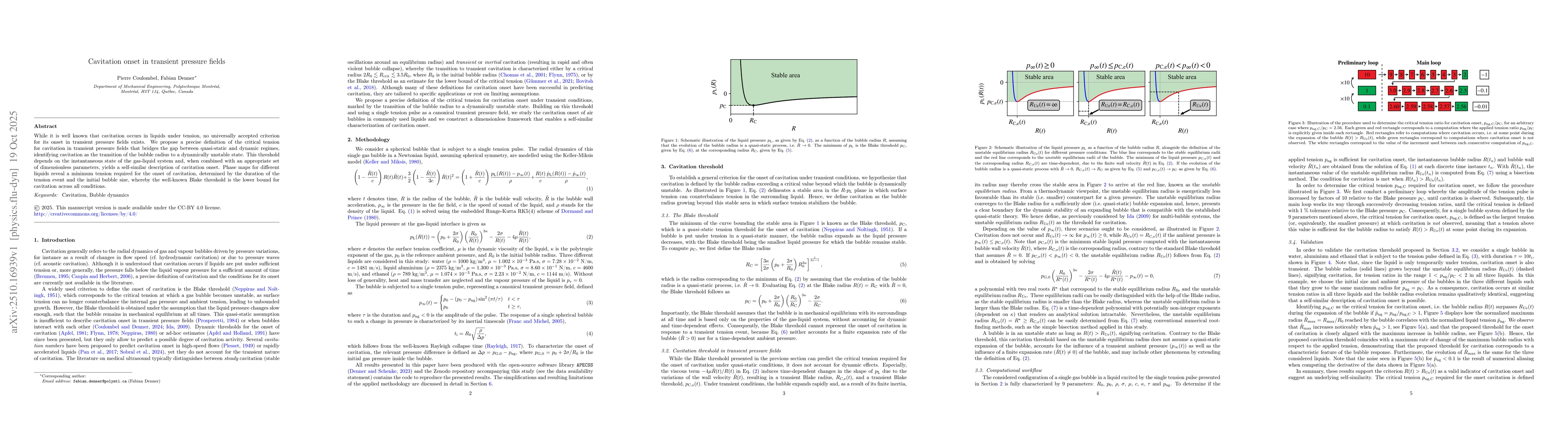 Thumbnail for Cavitation onset in transient pressure fields