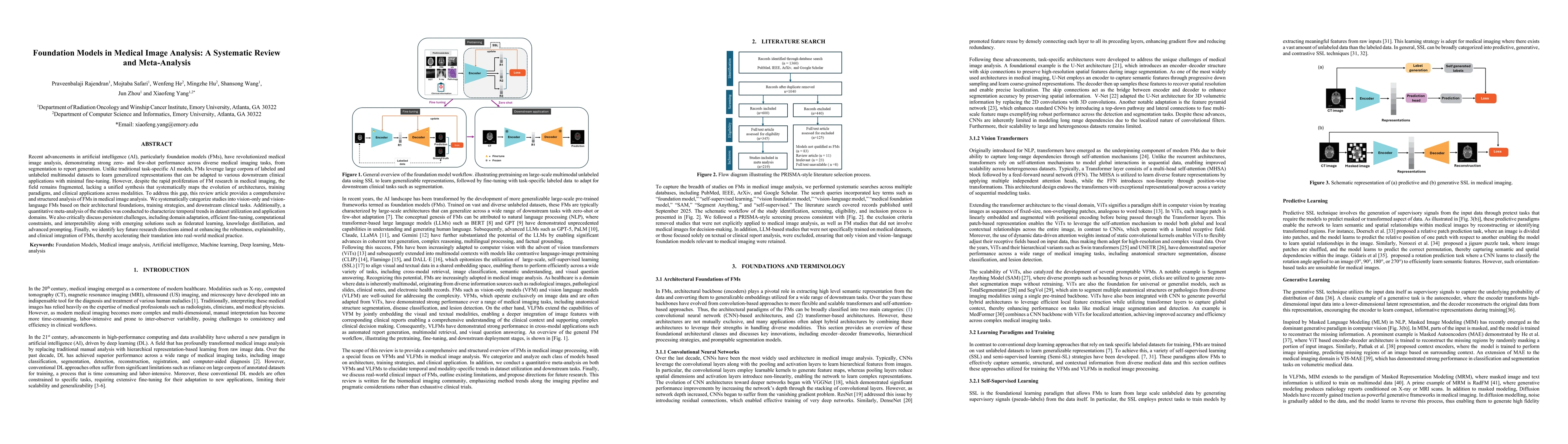 Thumbnail for Foundation Models in Medical Image Analysis: A Systematic Review and
  Meta-Analysis