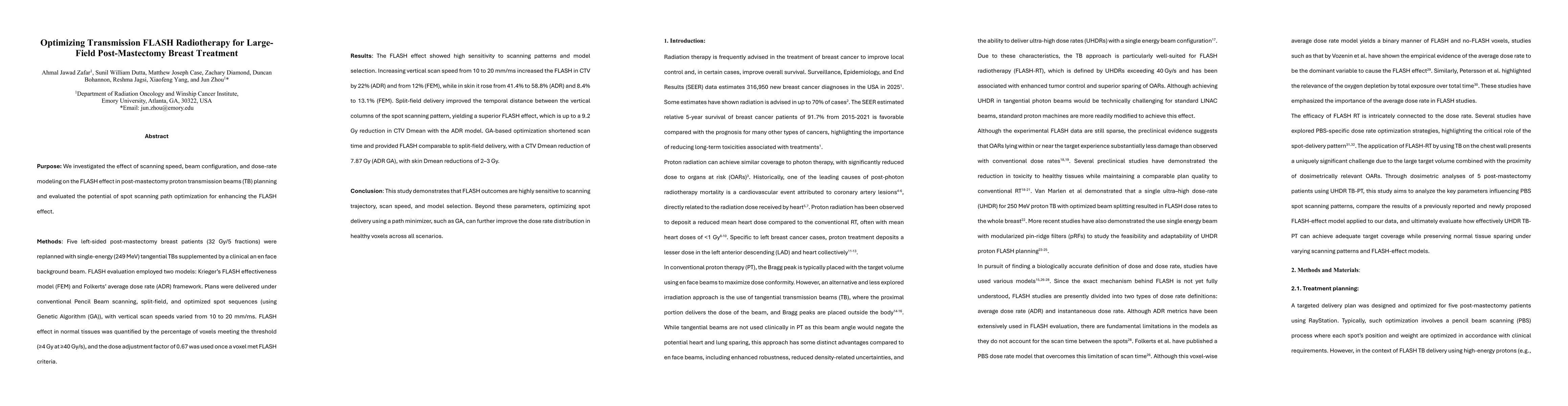 Thumbnail for Optimizing Transmission FLASH Radiotherapy for Large-Field
  Post-Mastectomy Breast Treatment