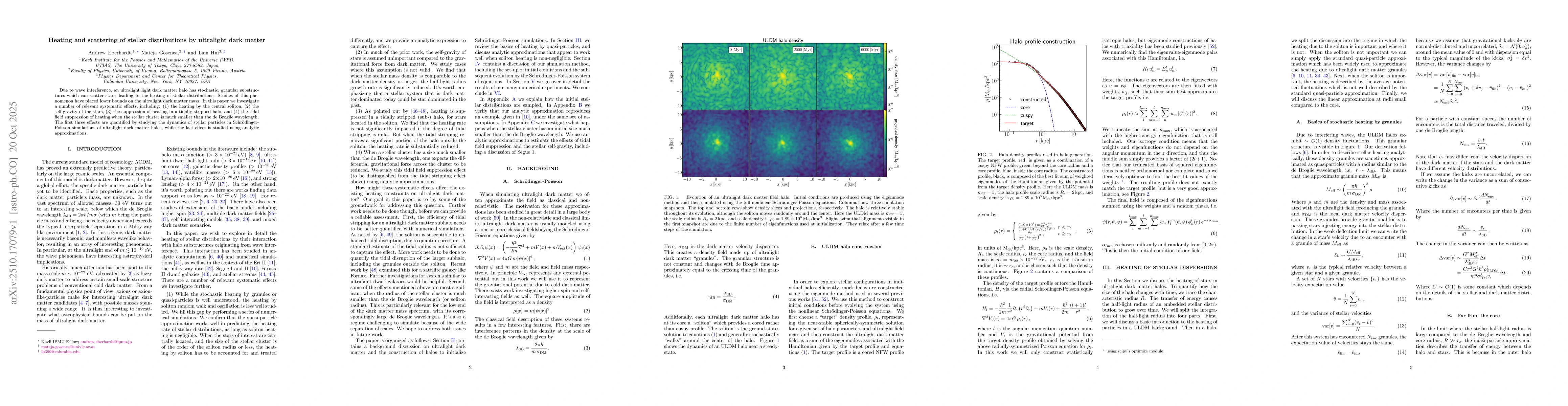 Thumbnail for Heating and scattering of stellar distributions by ultralight dark
  matter