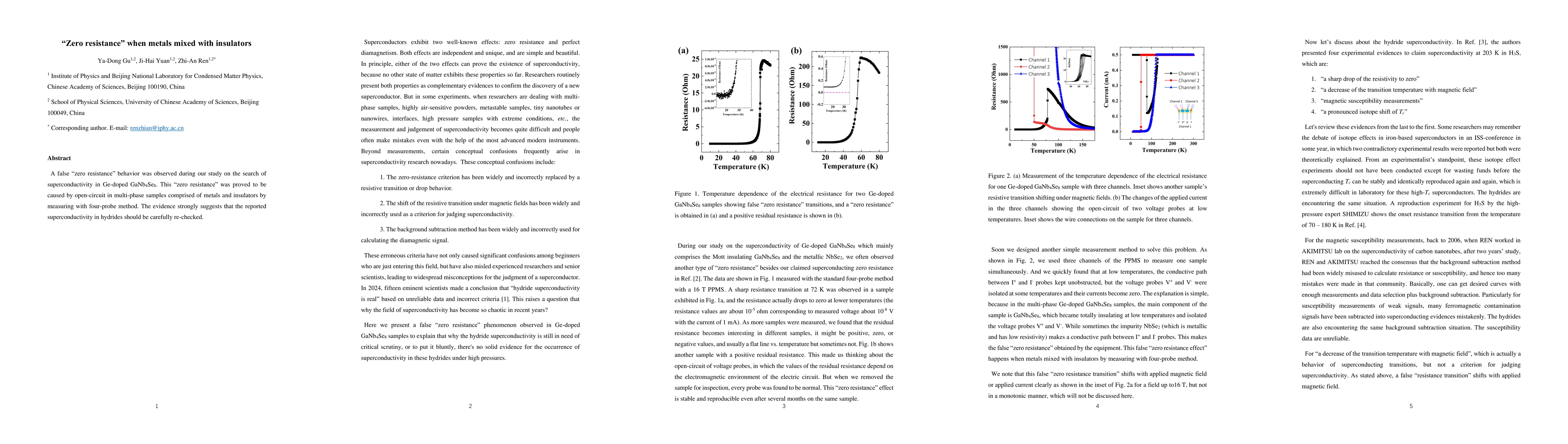 Thumbnail for Zero resistance when metals mixed with insulators