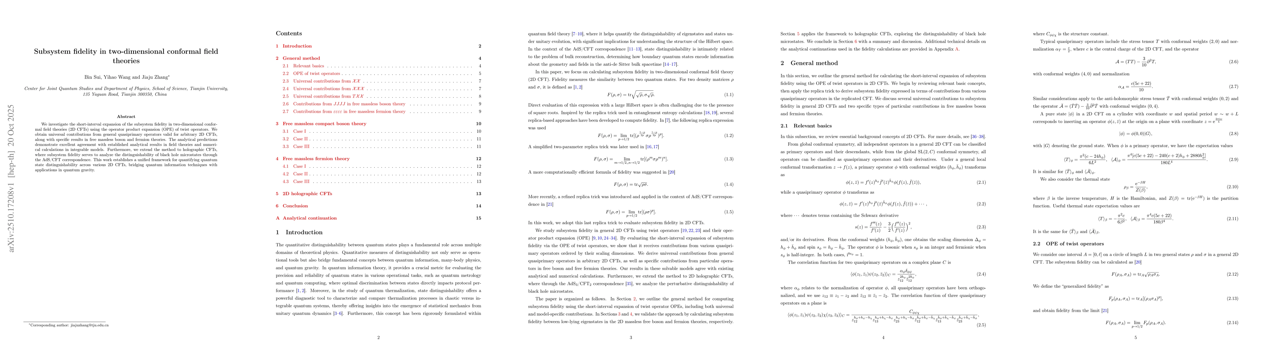 Thumbnail for Subsystem fidelity in two-dimensional conformal field theories