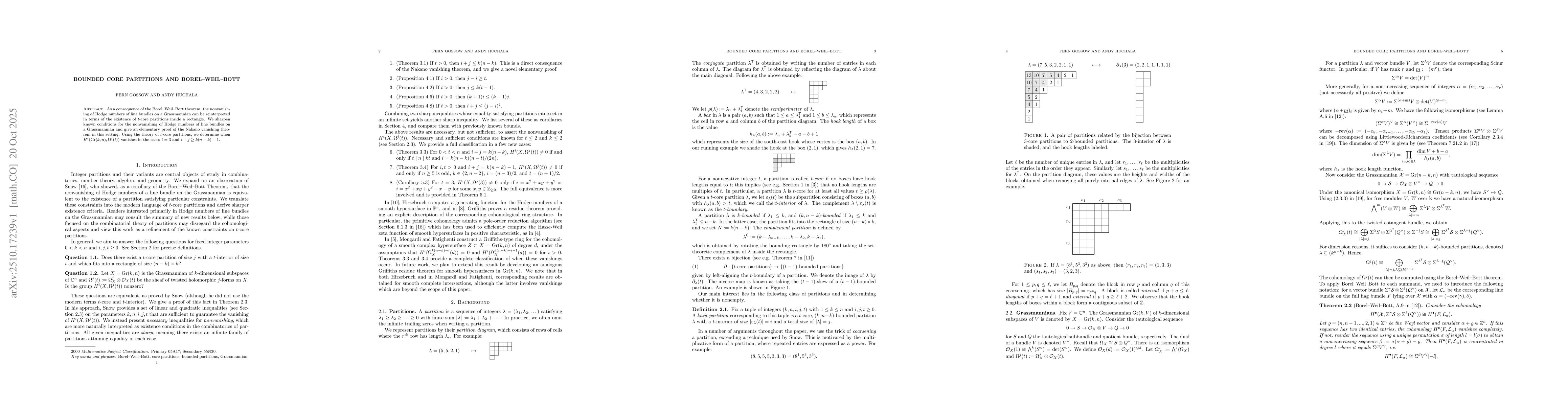 Thumbnail for Bounded core partitions and Borel--Weil--Bott