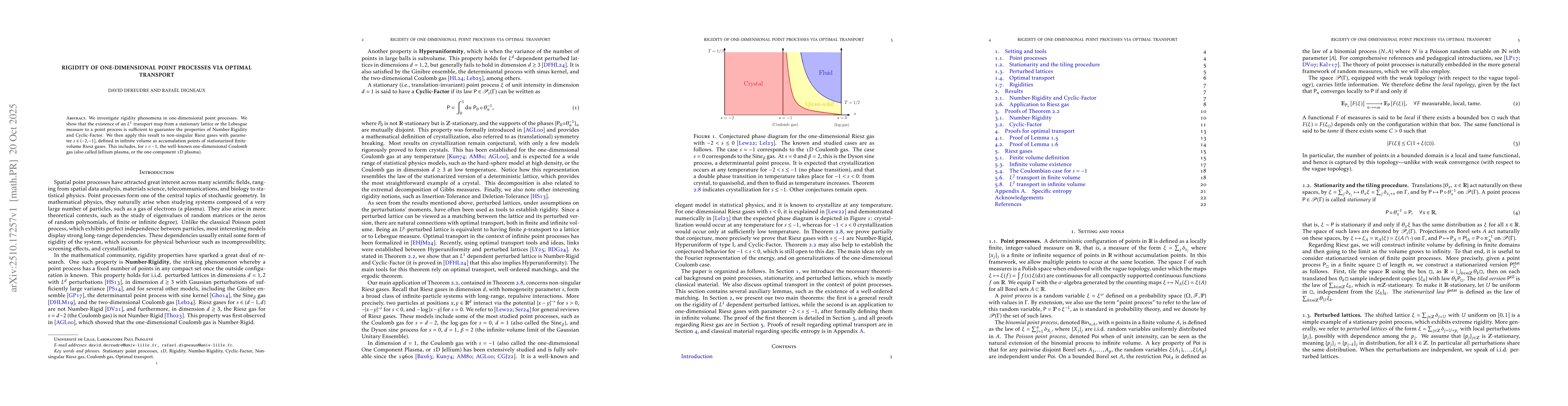 Thumbnail for Rigidity of one-dimensional point processes via optimal transport