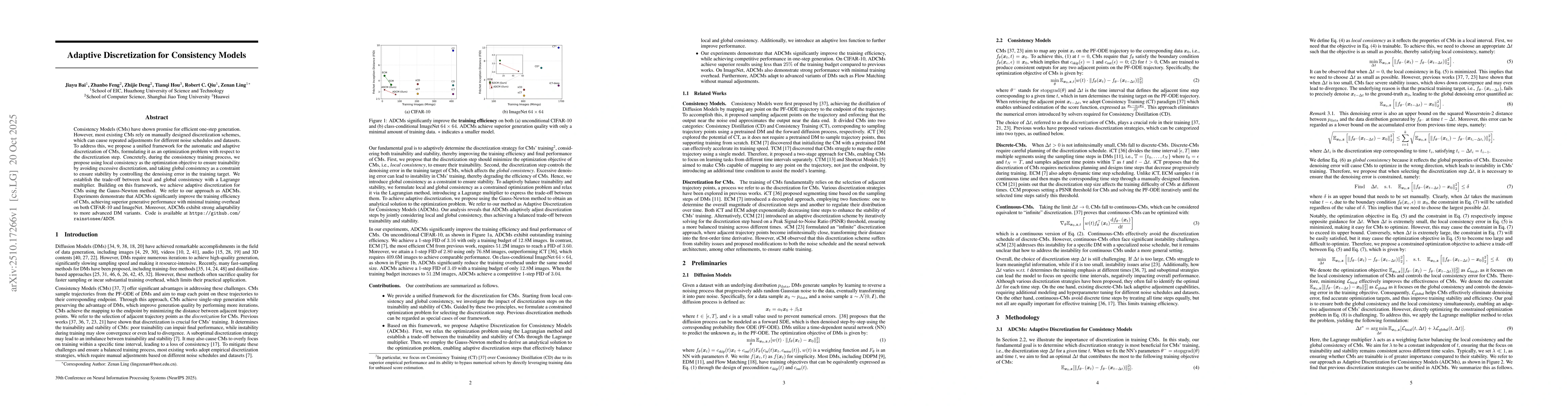 Thumbnail for Adaptive Discretization for Consistency Models