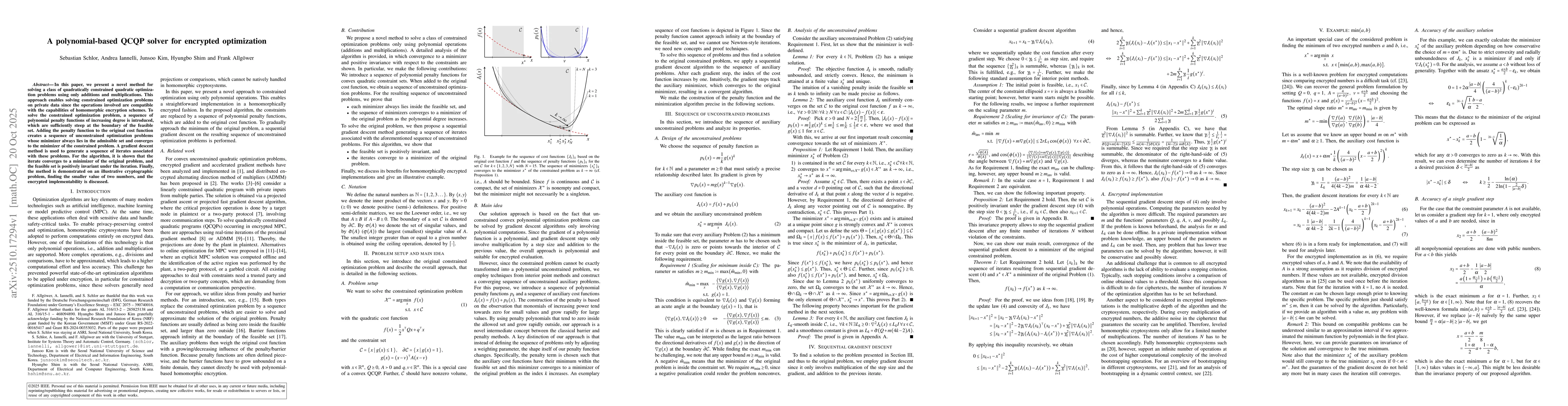Thumbnail for A polynomial-based QCQP solver for encrypted optimization