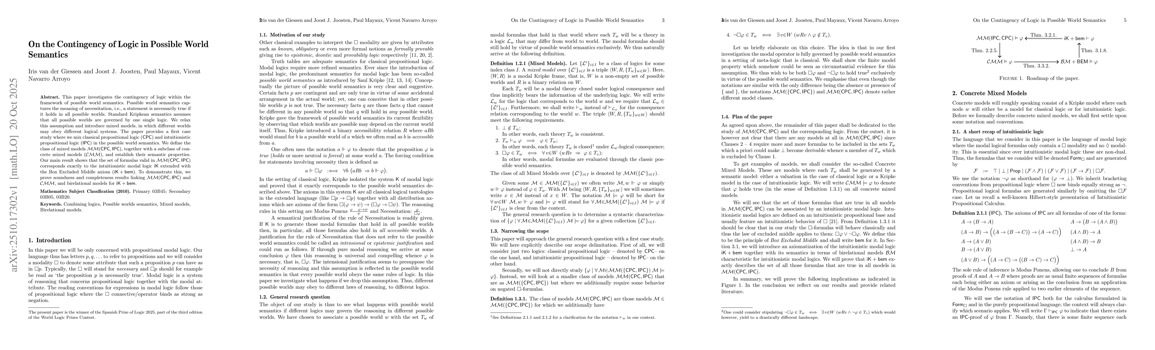 Thumbnail for On the Contingency of Logic in Possible World Semantics