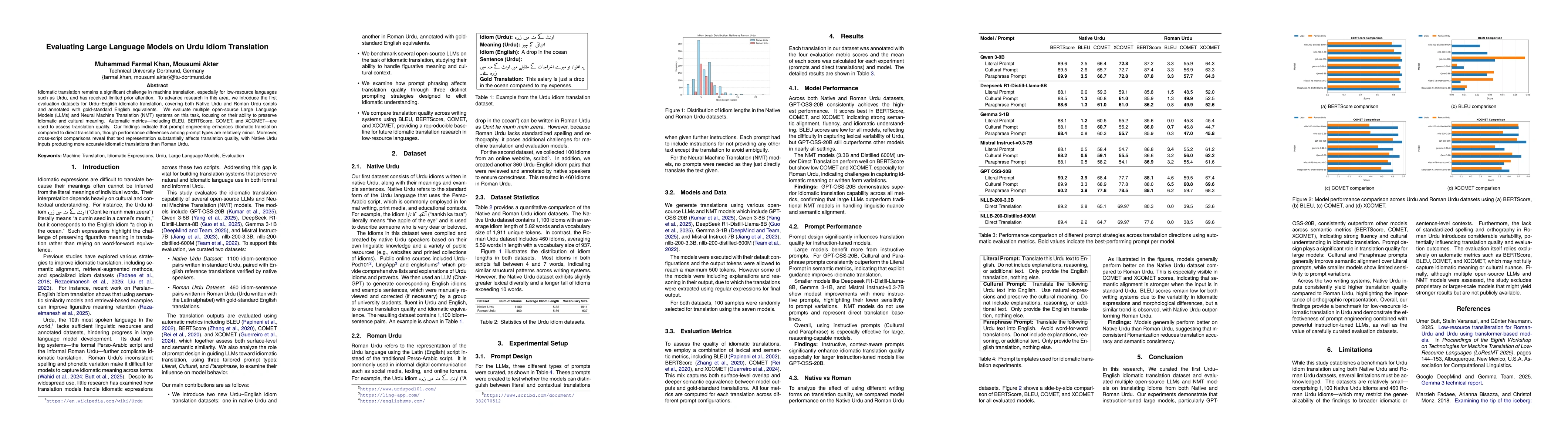 Thumbnail for Evaluating Large Language Models on Urdu Idiom Translation