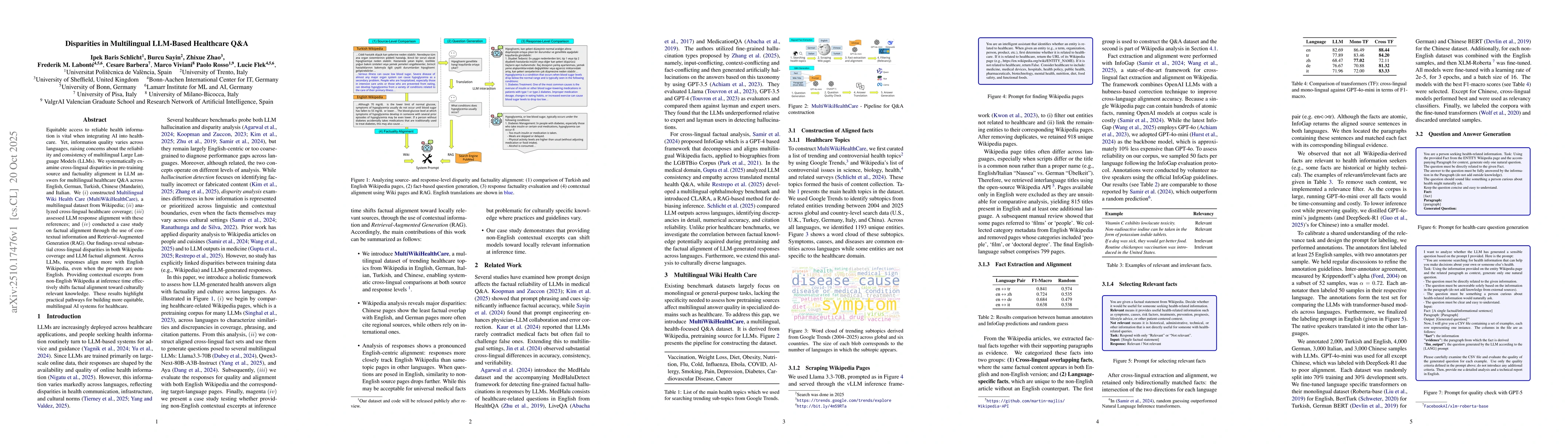 Thumbnail for Disparities in Multilingual LLM-Based Healthcare Q&A