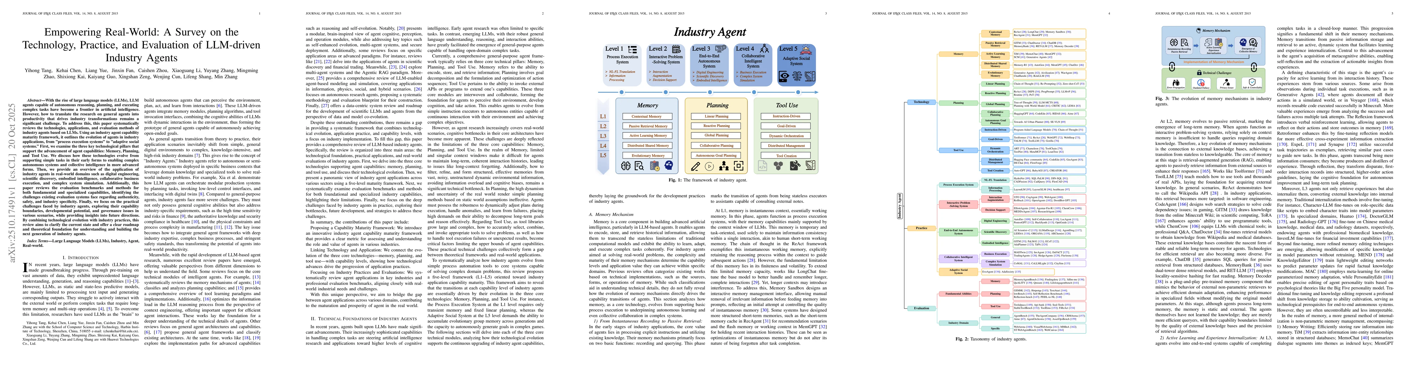 Thumbnail for Empowering Real-World: A Survey on the Technology, Practice, and
  Evaluation of LLM-driven Industry Agents