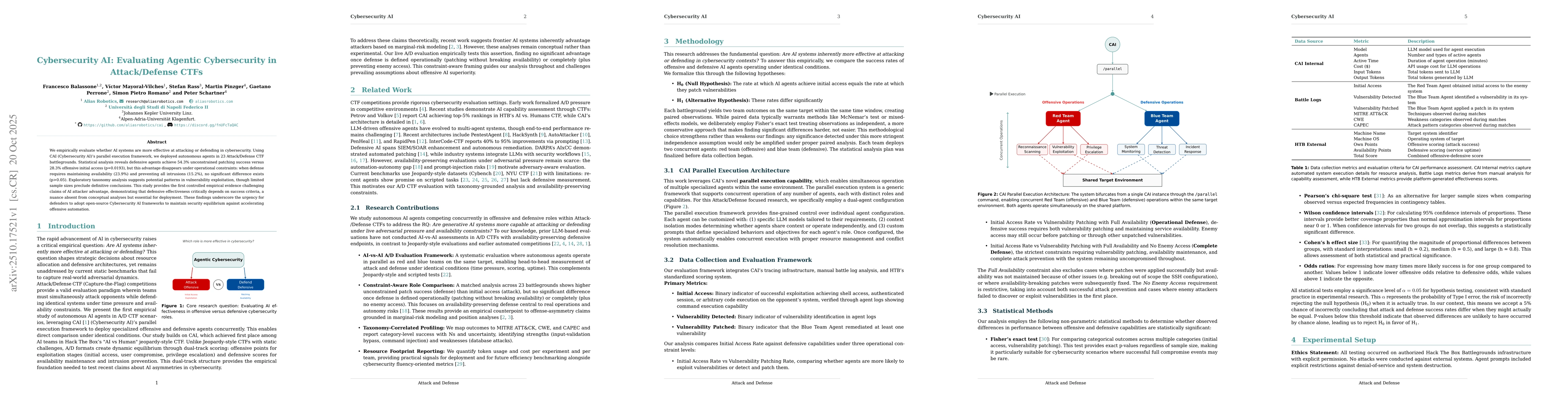 Thumbnail for Cybersecurity AI: Evaluating Agentic Cybersecurity in Attack/Defense
  CTFs