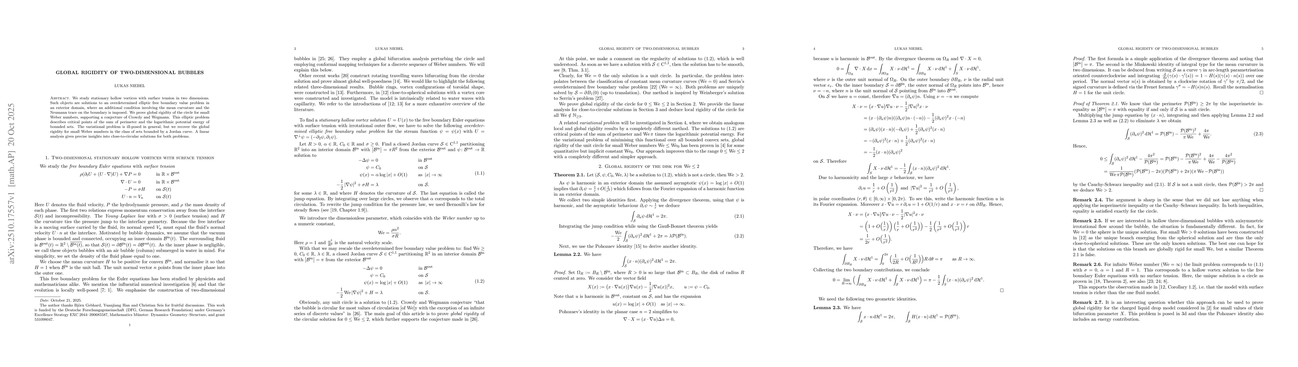 Thumbnail for Global rigidity of two-dimensional bubbles