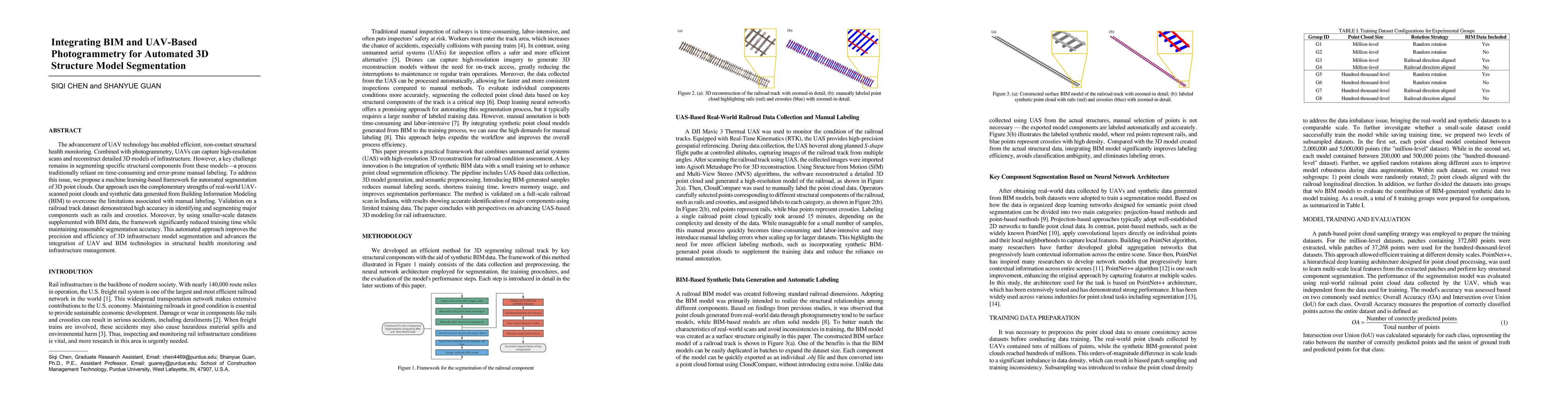 Thumbnail for Integrating BIM and UAV-based photogrammetry for Automated 3D Structure
  Model Segmentation