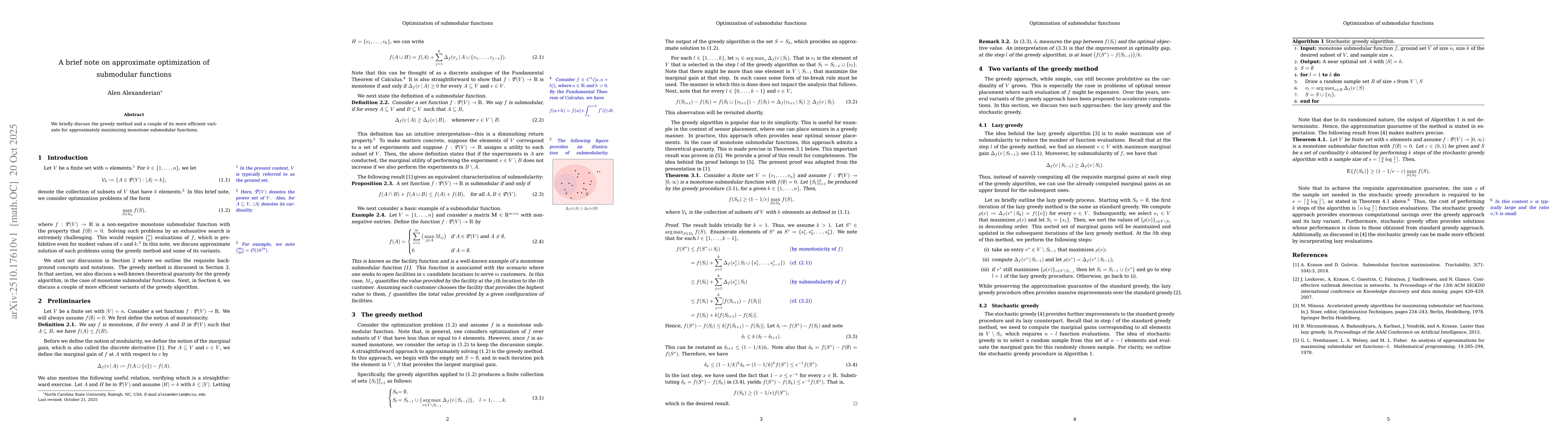 Thumbnail for A brief note on approximate optimization of submodular functions