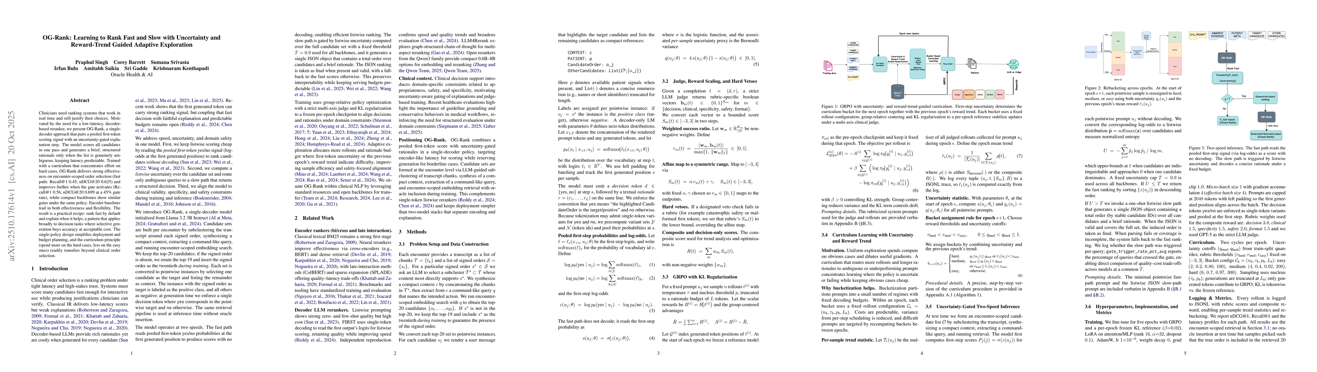 Thumbnail for OG-Rank: Learning to Rank Fast and Slow with Uncertainty and
  Reward-Trend Guided Adaptive Exploration