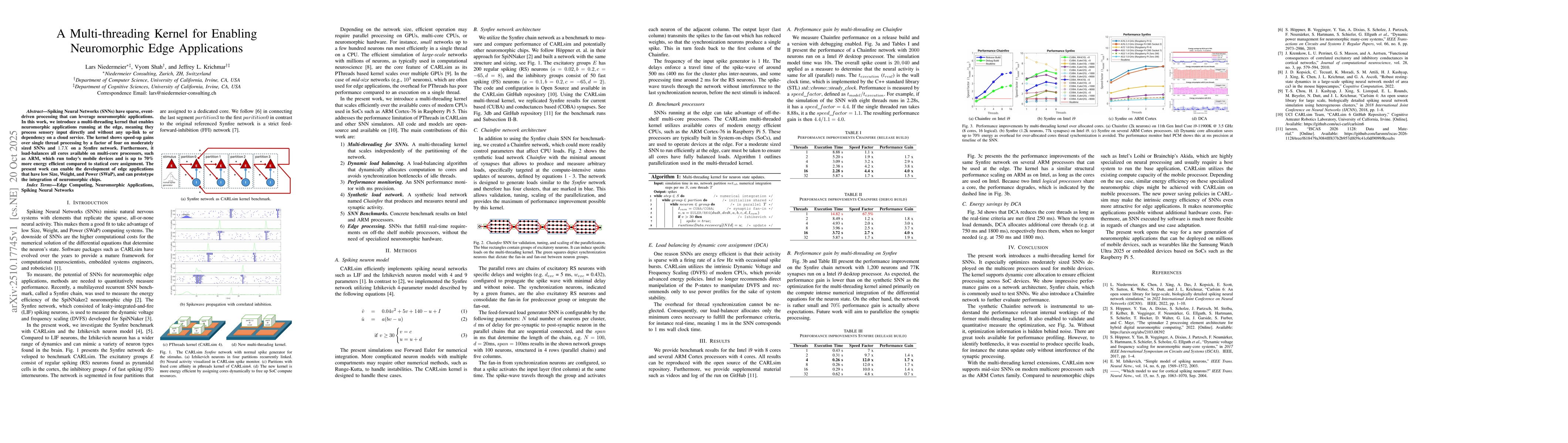 Thumbnail for A Multi-Threading Kernel for Enabling Neuromorphic Edge Applications