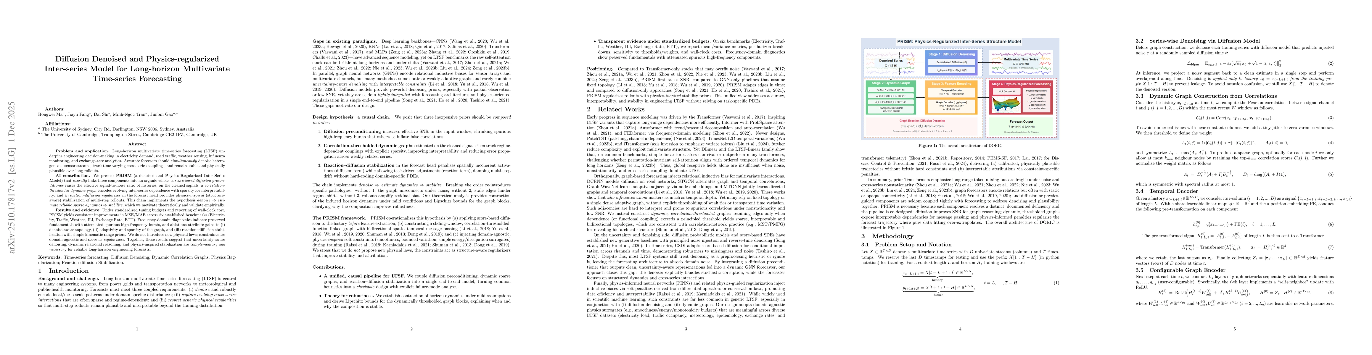 Thumbnail for From Noise to Laws: Regularized Time-Series Forecasting via Denoised Dynamic Graphs