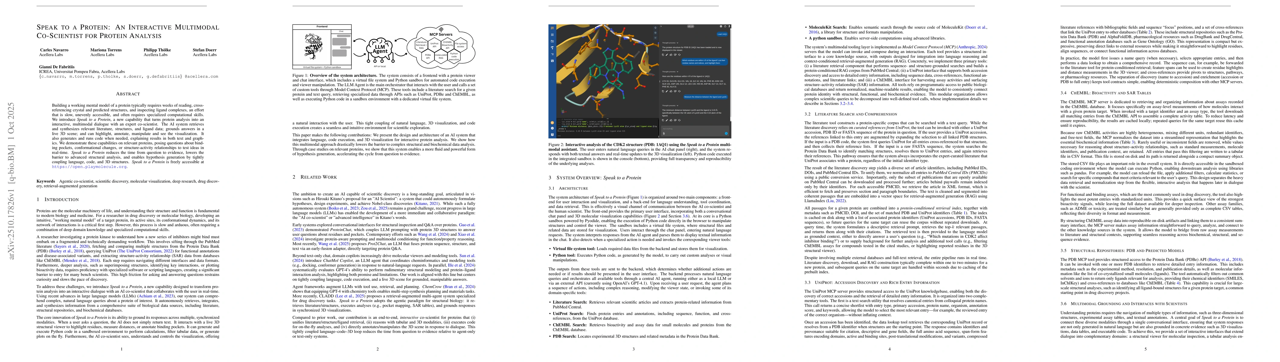 Thumbnail for Speak to a Protein: An Interactive Multimodal Co-Scientist for Protein
  Analysis