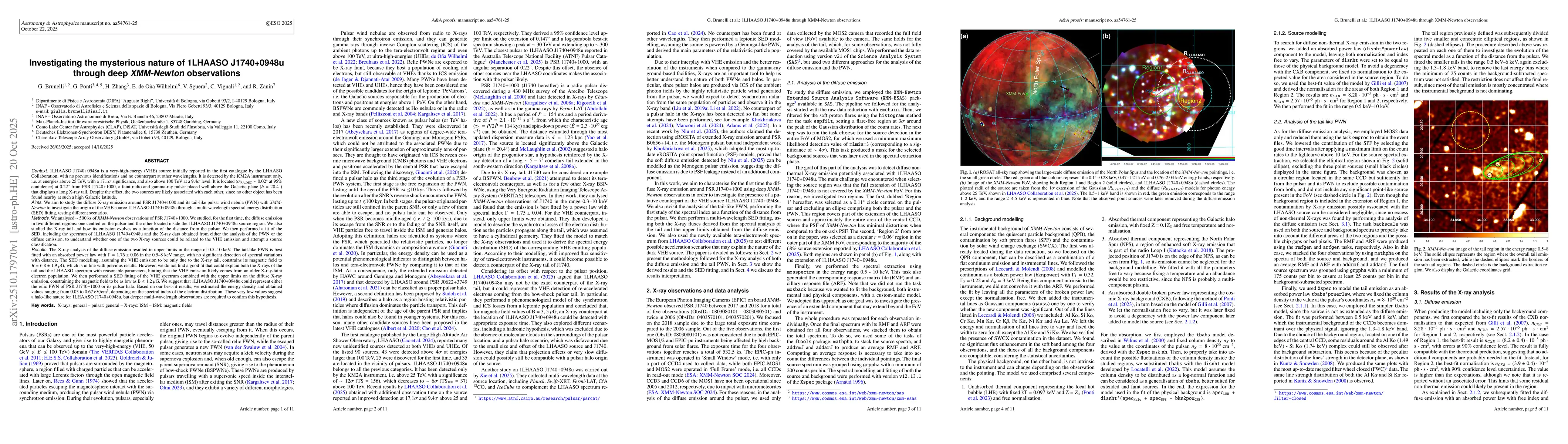Thumbnail for Investigating the mysterious nature of 1LHAASO J1740+0948u through deep
  XMM-Newton observations
